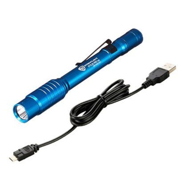 Streamlight STYLUS PRO USB w/USB-Blue/White SR66140
